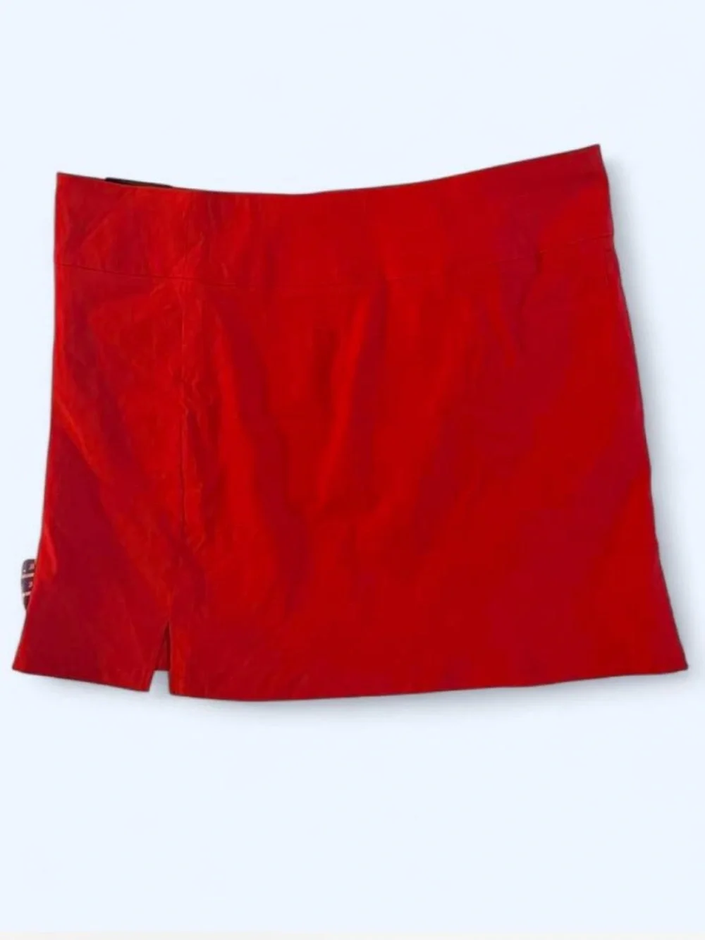 Rafaella red mini skirt with built in shorts